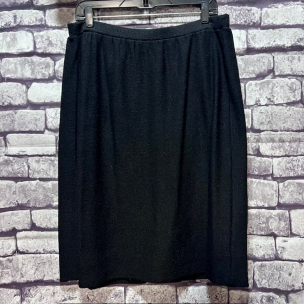 Steve Fabrikant NWT Black Pull On Elastic Waist Skirt Size 2X